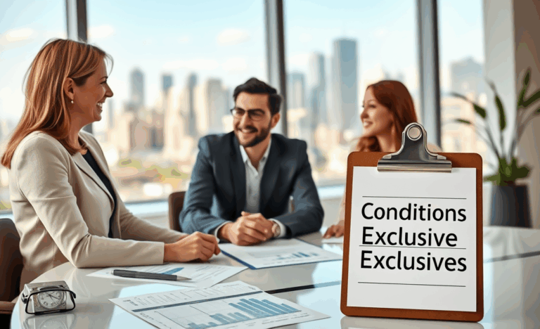Image illustrant le concept de crédit immobilier sous conditions exclusives.