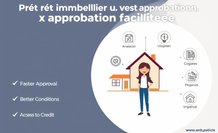Image représentant le processus de prêt immobilier avec approbation facilitée pour l'achat d'un bien.