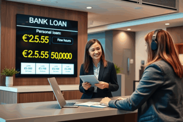 Image illustrant le prêt personnel proposé par bpost banque, avec un processus de libération rapide des fonds.