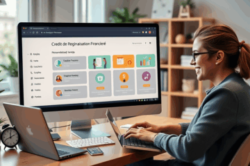 Image illustrant le crédit de régularisation financière et son processus rapide et personnalisé.