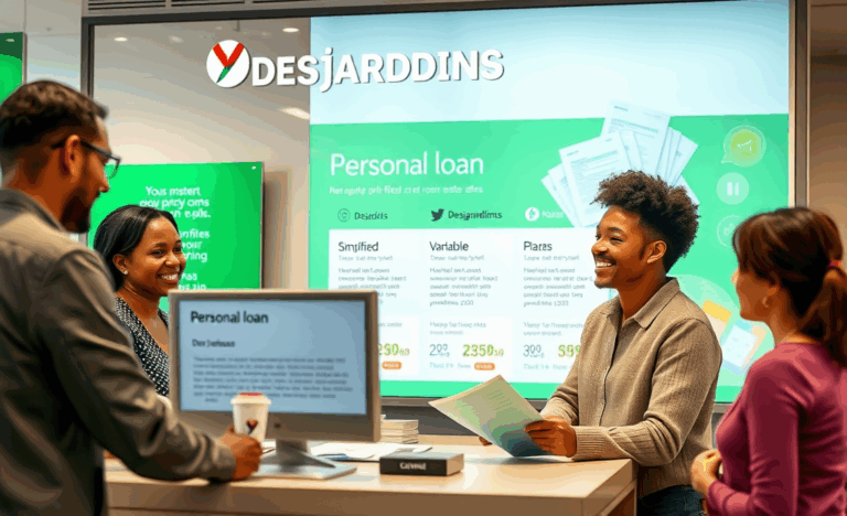 Image illustrant le prêt personnel Desjardins avec libération simplifiée et rapide.