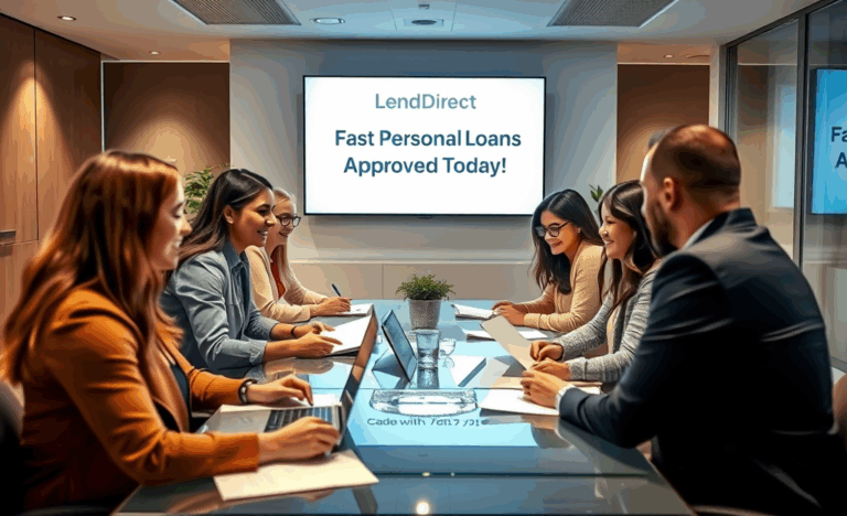 Image illustrant les options de prêt rapide avec LendDirect.