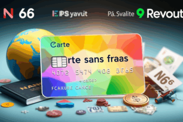 Une illustration représentant une carte bancaire sans frais cachés, symbolisant la transparence financière.