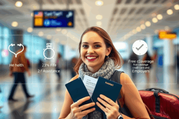 Avantages de voyage avec assurance gratuite illustrés