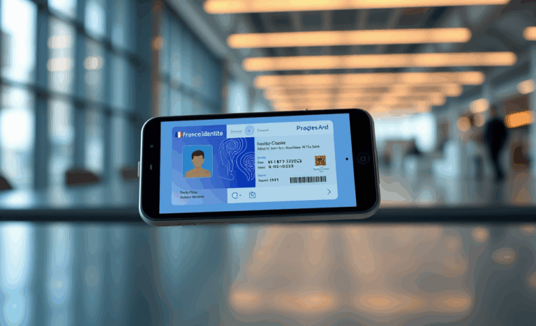 Image illustrant la nouvelle carte approuvée uniquement avec un téléphone portable.