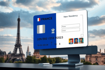Image représentant la nouvelle carte disponible pour les immigrants en France.