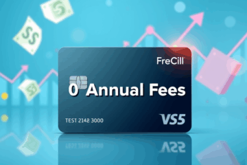 Image d'une carte bancaire sans frais annuels et avec cashback