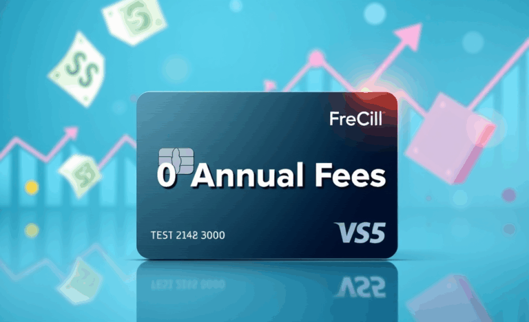 Image d'une carte bancaire sans frais annuels et avec cashback