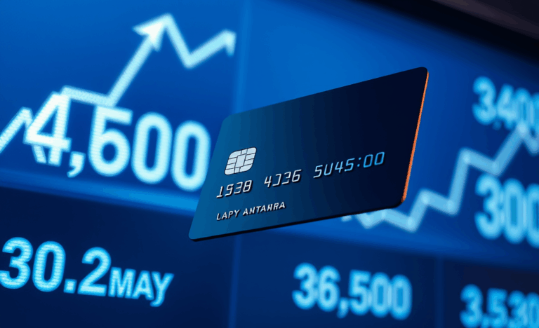 Image illustrant une carte de crédit qui libère un plafond financier.