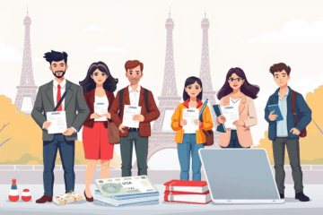 Étrangers avec un visa temporaire en France