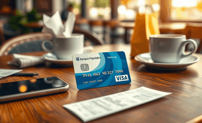 Image de la Carte Banque Populaire Visa mettant en avant ses avantages et caractéristiques pour les utilisateurs.
