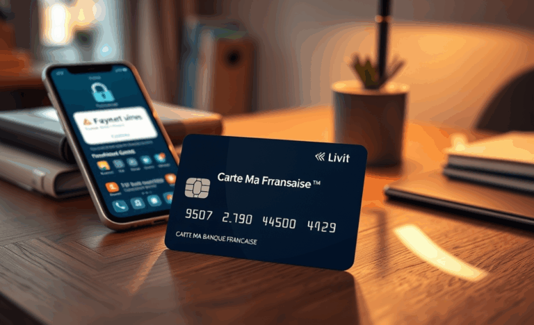 Image représentant la carte de gestion bancaire Carte Ma Banque Française.