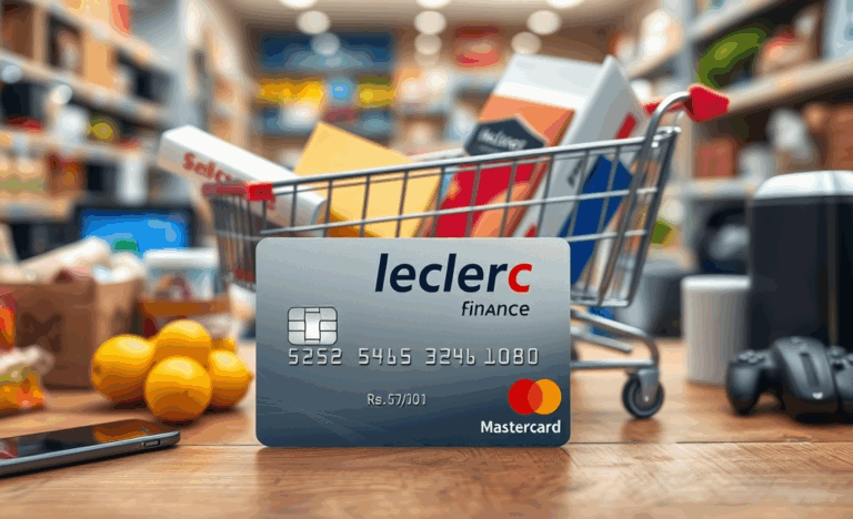 Illustration des avantages de la Carte Leclerc Réglo Finance.
