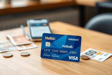 Carte Hello bank ! avec avantages de paiement sans contact.