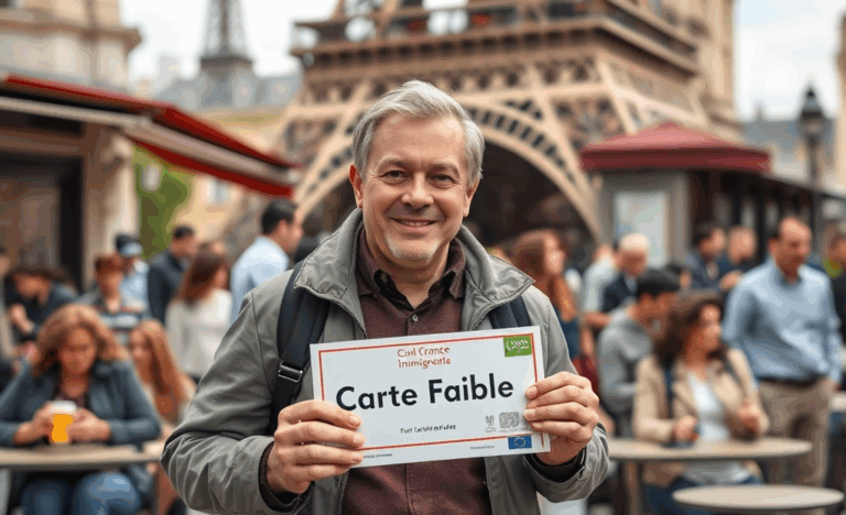 Image illustrant la Carte Facile pour les immigrants en France, symbolisant l'intégration et les opportunités.