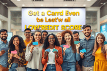 Image illustrant les options de cartes disponibles pour les personnes avec un faible score de crédit.