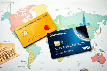 Image illustrant l'utilisation des cartes de crédit pour des paiements internationaux