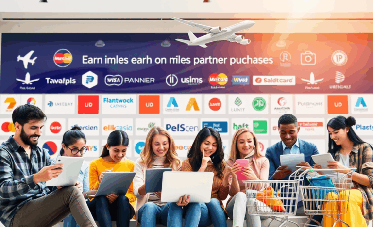 Gagnez des miles sur vos achats quotidiens pour voyager davantage.
