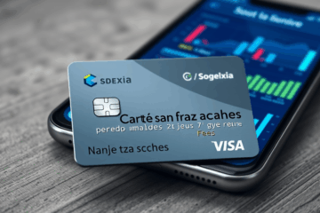 Image d'une carte bancaire sans frais cachés pour des transactions simples et transparentes.