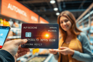Illustration d'une carte de paiement avec approbation automatique, symbolisant le contrôle des dépenses.