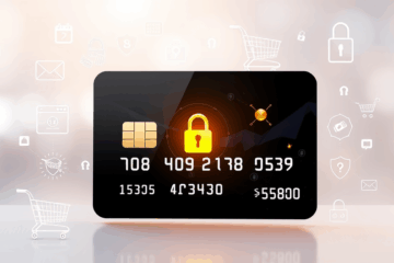 Image d'une carte de paiement sécurisée pour les achats en ligne.