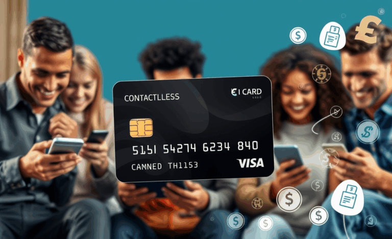 Illustration d'une carte bancaire approuvée sans justificatifs, symbolisant la facilité d'accès aux services bancaires.