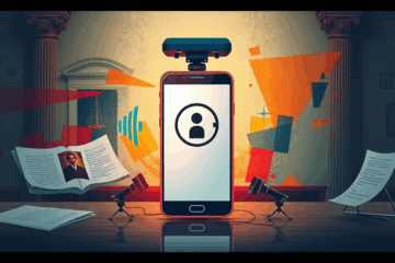 Illustration de l'approbation directe par téléphone portable utilisée dans les enquêtes judiciaires.
