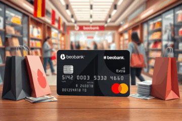 Carte Beobank Extra Mastercard montrant ses avantages