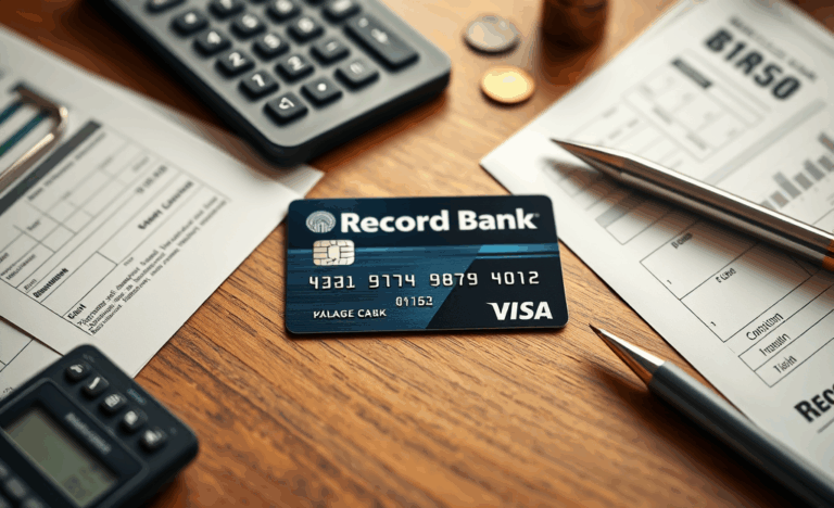 Carte Record Bank Visa avec des options de crédit avantageuses.