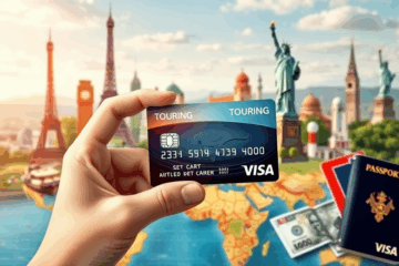 Image illustrant les avantages de la Carte Touring VISA pour les voyageurs.