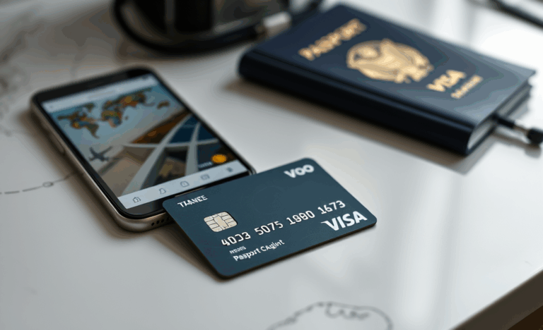 Une illustration de la Carte VOO Visa, symbole de paiements sécurisés.