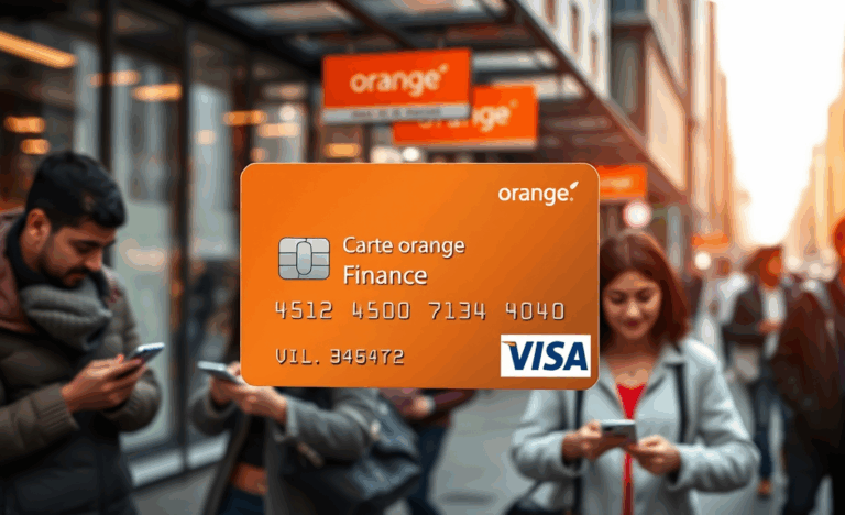 Illustration de la Carte Orange Finance, une solution de paiement prépayée efficace et sécurisée.