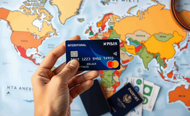 Image illustrant l'envoi d'une carte à l'étranger.