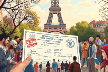 Image illustrant le concept d'une résidence temporaire en France.