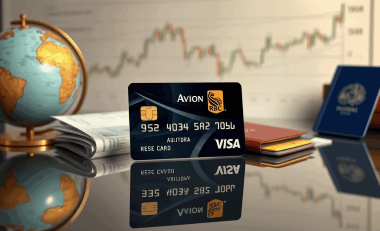 Image de la Carte RBC Avion Visa, symbole de récompenses et d'avantages pour les voyageurs.