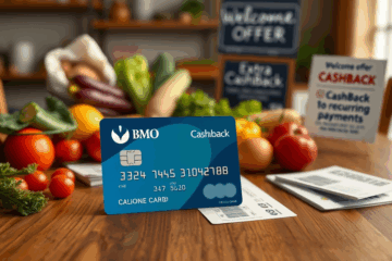 Carte BMO CashBack Mastercard avec des remises sur les achats.