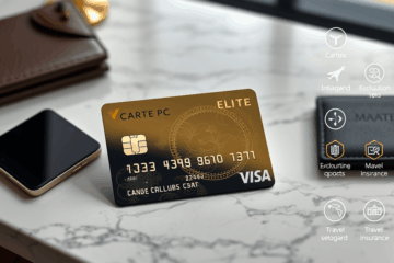 Image représentant la Carte PC Financier Monde Élite et ses avantages exclusifs.
