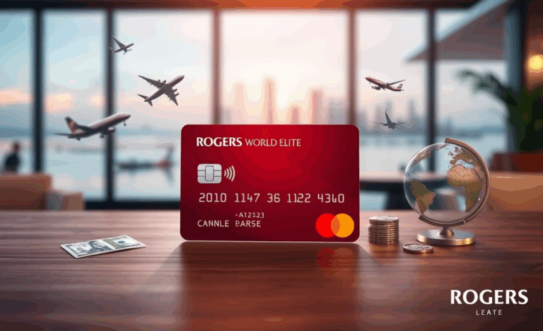 La Carte Rogers World Elite Mastercard avec ses avantages de remises en argent pour les voyageurs.