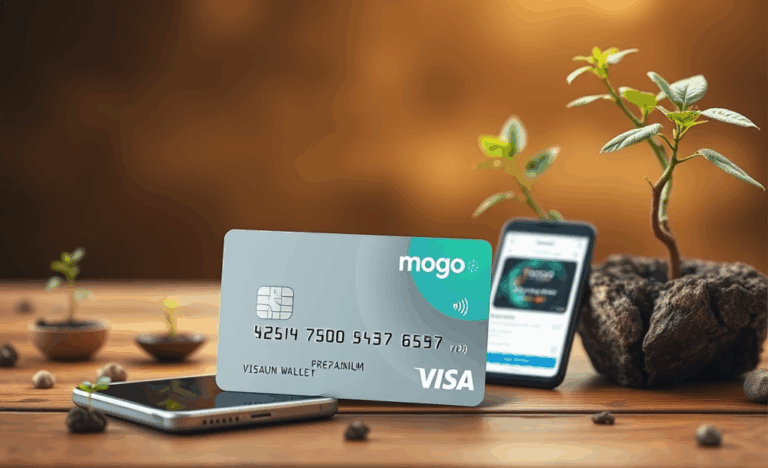 Carte Mogo Visa Platinum Prépayée avec avantages écologiques et gestion de budget
