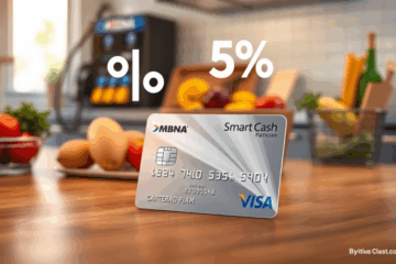 Image de la Carte MBNA Smart Cash Platinum avec ses avantages de remboursement.