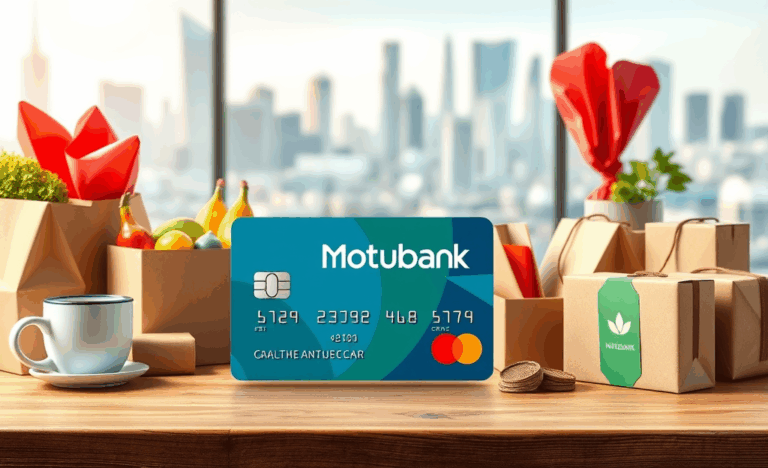 Image illustrant les avantages de la carte Motusbank Cashback, mettant en évidence les remises et remboursements.