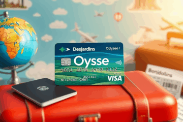 Image de la Carte Visa Desjardins Odyssée, idéale pour les voyageurs.