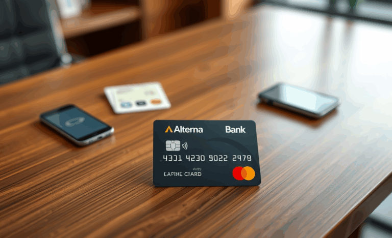 Image de la Carte Alterna Bank Mastercard avec ses fonctionnalités modernes et flexibles.