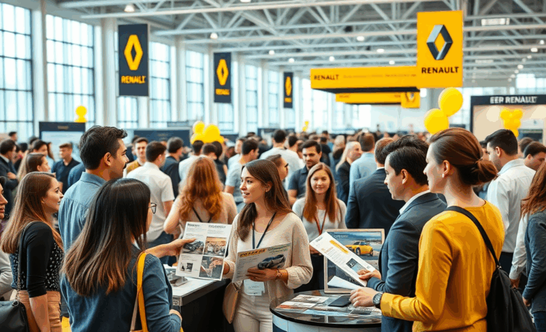 Image illustrant le recrutement massif chez Renault et son impact sur l'emploi en France.