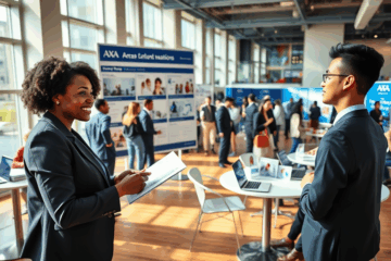 Image illustrant l'engagement d'AXA pour le développement de carrière de ses employés.