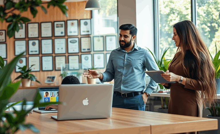 Image illustrant comment montrer son expérience sans avoir travaillé en France, avec des exemples de projets et compétences.