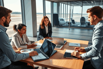 Une personne se lançant dans une carrière chez Brussels Airlines, symbolisant la stabilité et l'opportunité dans le secteur de l'aviation.