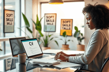 Illustration des compétences douces dans un CV français