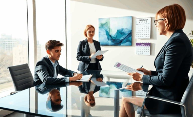 Image illustrant les étapes du processus d'entretien chez ING Belgique.