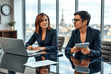 Image représentant des personnes en réunion pour discuter de la négociation salariale.